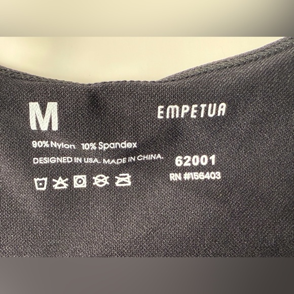 Empetua by Shapermint Scoop Neck Cami Black Size Medium NWT - Picture 4 of 4